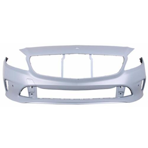 PARAURTI ANTERIORE CON FORI PDC PER MERCEDES CLASSE A W176 DAL 2015> VERNICIABILE