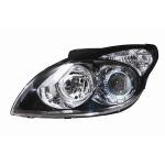 FARO FANALE PROIETTORE SX H7-H1 PRED REG ELETT PER HYUNDAI I30 2007> PARABOLA NERA