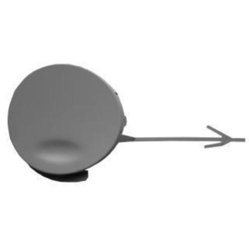 TAPPO PARAURTI COPRIGANCIO TRAINO POSTERIORE PRIM PER OPEL INSIGNIA 01/09> SW