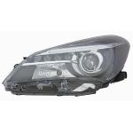 FARO FANALE PROIETTORE DX H1R2 C/LENTICOLARE A LED PRED REG ELETT PER TOYOTA YARIS 2014> PARABOLA NERA