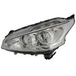 FARO FANALE PROIETTORE SX 2H7 C/LENTE+LED C/MOTOR ELETT PEUGEOT 208 01/12> VALEO
