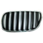 GRIGLIA MASCHERINA ANT/SX CROM-NERA PER BMW X3 E83 09/06>08/10