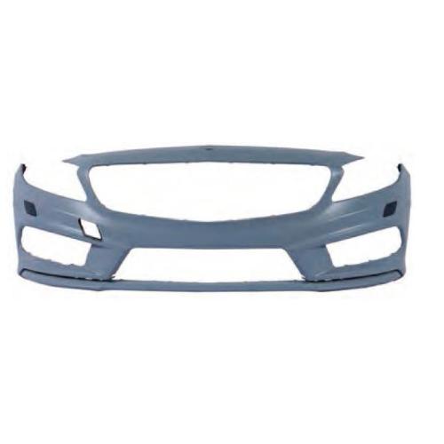 PARAURTI ANTERIORE CON FORI LAVAFARI PER MERCEDES CLASSE A W176 AMG 2012> PRIMER