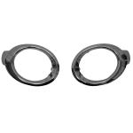 KIT GRIGLIE PARAURTI ANTERIORE C/FEND DX+SX CROM CITROEN BERLINGO PEUGEOT PARTNER-RANCH 01/12>