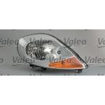 FARO FANALE PROIETTORE SX H4 C/MOTOR EL IND DIREZ ARANCIO RENAULT TRAFIC - NISSAN PRIMASTAR 01/07> VALEO