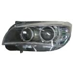 FARO FANALE PROIETTORE DX D1S BIXENO DRL C/MOT EL PER BMW X1 E84 2012> AFS PARABOLA NERA
