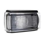 FANALE FANALINO LATERALE DESTRO=SINISTRO SENZA PORTALAMPADA PER VOLVO 840/850/940/960/S40/V40/S70/V70 BIANCO