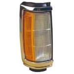FANALE FANALINO ANTERIORE DESTRO PER MITSUBISHI L200 DAL 1987 AL 1996 CON BORDO CROMATO