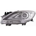 FARO FANALE PROIETTORE SX XENON D2S C/MOTOR ELETT PER MAZDA 3 2009> PARABOLA NERA