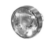 FARO FANALE PROIETTORE DX=SX PER FIAT 500 F/L/R R2 ASIMM S/LUCE DI POSIZ CON CORNICE CROMATA