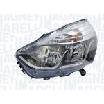 FARO FANALE PROIETTORE SX H7-H1 C/MOTOR ELETT RENAULT CLIO 11/12> C/PROFILI GRIGI MAGNETI MARELLI