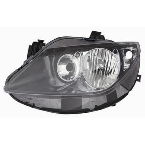 FARO FANALE PROIETTORE SX 2H7 PRE REG ELET 2 PARAB NERA PER SEAT IBIZA 2008>