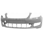 PARAURTI ANTERIORE CON FORI LAVAFARI PER SKODA FABIA-ROMSTER 2010> VERNICIABILE