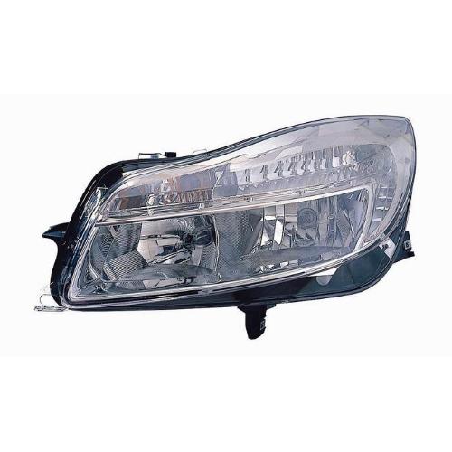 FARO FANALE PROIETTORE SX H7-H1 PRED REG ELETT PER OPEL INSIGNIA 2009> PARABOLA CROMATA