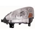 FARO FANALE PROIETTORE DX H4 C/MOTOR ELETT PARAB CROM PER PEUGEOT PARTNER 2013>