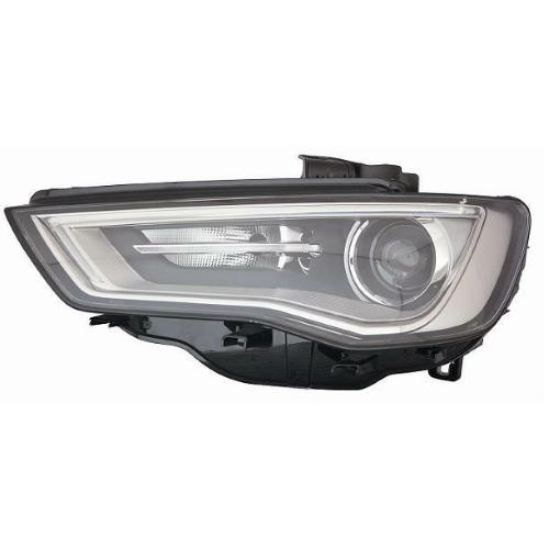 FARO FANALE PROIETTORE DX BIXENON D3S C/MOT PER AUDI A3 3/5P 2012> PARABOLA GRIGIA