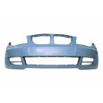 PARAURTI ANTERIORE CON FORI LAVAFARI PER BMW SERIE 1 COUPE E82 DAL 2007> VERNICIABILE