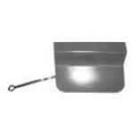 TAPPO PARAURTI COPRIGANCIO TRAINO POSTERIORE PER MERCEDES CLASSE C W204 01/11>