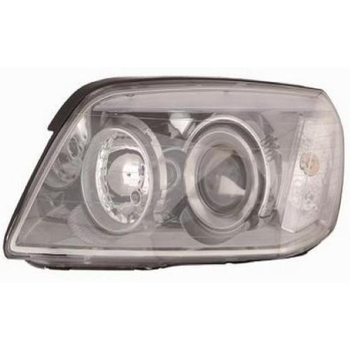 FARO FANALE PROIETTORE DX H1-H7 C/MOTOR ELETT PER CHEVROLET CAPTIVA 2006> PARABOLA NERA