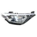 FARO FANALE PROIETTORE SX H4 PY21 PRED REG ELETT PER HYUNDAI I20 5P 2015> PARABOLA NERA