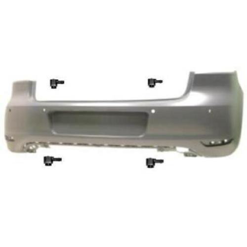 PARAURTI POSTERIORE COMPLETO DI 4 SENSORI PER VW GOLF 6 VI 2008> VERNICIABILE