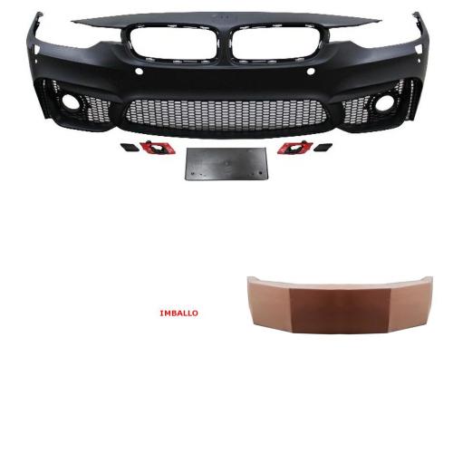 PARAURTI ANTERIORE C/LAV+SENSORI+FEND PER BMW SERIE 3 F80 M3 2011>SERIE 4 F32-F34 M4 2013>