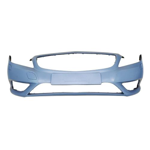 PARAURTI ANTERIORE CON FORI LAVAFARI PER MERCEDES CLASSE B W246 DAL 2011> VERNICIABILE