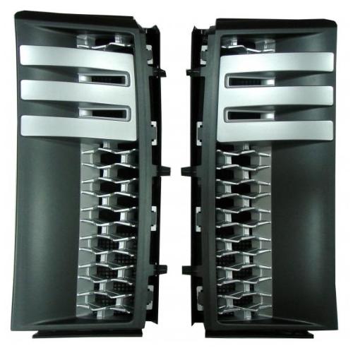 MODANATURE KIT GRIGLIE PARAF GRIGIA-SILVER-CROM RANGE ROVER 01/10>