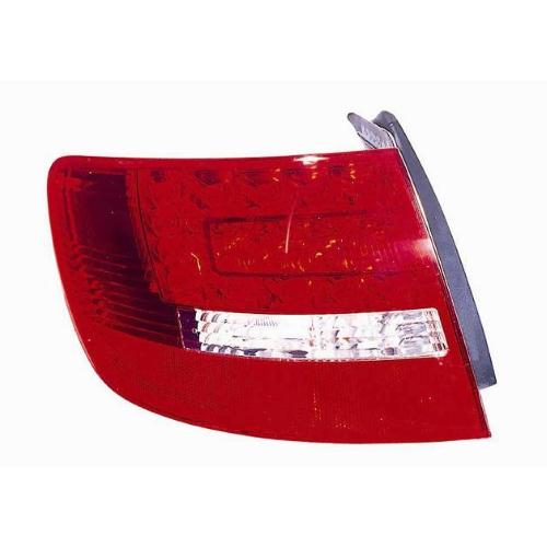 FANALE FANALINO POSTERIORE SINISTRO ESTERNO BIANCO ROSSO A LED SENZA PORTALAMPADA PER AUDI A6 DAL 2008 AL 2010 STATION WAGON