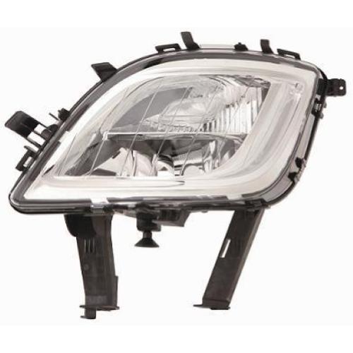 FARO FARETTO FENDINEBBIA DESTRO H10 CON DL PER OPEL ASTRA J DAL 2010 PARABOLA CROMATA