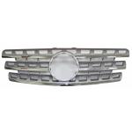 GRIGLIA MASCHERINA CROMATA-GRIGIA PER MERCEDES CLASSE M W164 09/08>