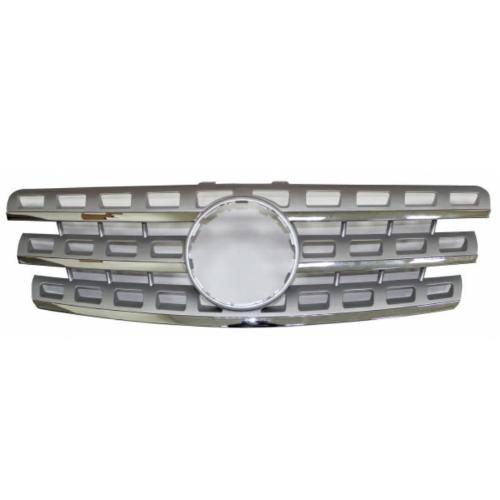 GRIGLIA MASCHERINA CROMATA-GRIGIA PER MERCEDES CLASSE M W164 09/08>