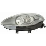 FARO FANALE PROIETTORE SX 2H1 C/MOT FRECCIA BIANCA PER FIAT BRAVO 2010> PARABOLA GRIGIO SCURO