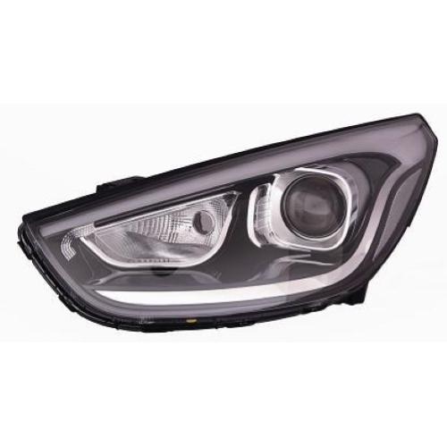 FARO FANALE PROIETTORE DX HIR2 PRED REG ELETT A LED PER KIA IX35 2013>