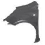 PARAFANGO ANTERIORE SX NISSAN NOTE 05/06>