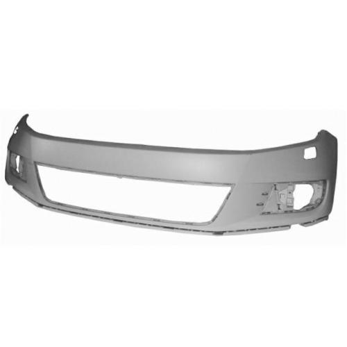PARAURTI ANTERIORE CON FORI LAVAFARI PER VOLKSWAGEN TIGUAN 2011> VERNICIABILE