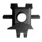 TAPPO PARAURTI MOSTRINA CENTRALE CON FORO TELEC PER PEUGEOT 3008 01/16>