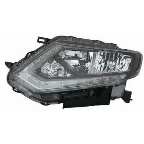 FARO FANALE PROIETTORE SX H9-H11 A LED PRED REG EL PER NISSAN X-TRAIL 2014> PARABOLA NERA