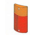 LENTE TRASPARENTE FANALE POST/SX ARANCIO-ROSSA PER FIAT 126 BIS PORTELLONE POSTERIORE