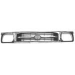 GRIGLIA MASCHERINA CROMATA-GRIGIA PER TOYOTA HILUX 4WD 01/98>12/00