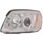 FARO FANALE PROIETTORE DX H7-H1 C/MOTOR PARAB CROM PER CHEVROLET CAPTIVA 2006>