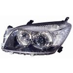 FARO FANALE PROIETTORE SX HB3-H11 PRED REG EL PER TOYOTA RAV 4 2006>2009 PARABOLA NERA