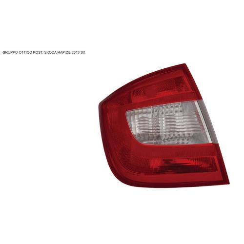 FANALE FANALINO POSTERIORE SINISTRO PER SKODA RAPID 2012