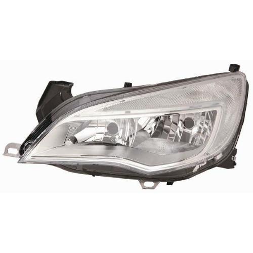 FARO FANALE PROIETTORE SX 2H7 PRED REG EL PER OPEL ASTRA J 2010> PARABOLA CROMATA