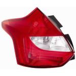 FANALE FANALINO POSTERIORE DESTRO BIANCO ROSSO SENZA PORTALAMPADA PER FORD FOCUS 5 PORTE DAL 2011 AL 2014