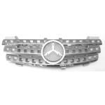 GRIGLIA MASCHERINA ARGENTO PER MERCEDES CLASSE M W164 01/06>08/08