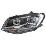 FARO FANALE PROIETTORE SX 2H7 C/DRL C/MOTOR ELETT VW CADDY 01/15> HELLA