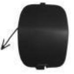 TAPPO PARAURTI COPRIGANCIO TRAINO ANT PER FORD KA 12/08>