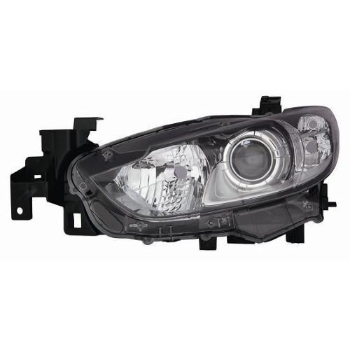 FARO FANALE PROIETTORE SX H4 PRED REG ELETT PER MAZDA 6 2012> PARABOLA NERA