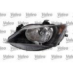 FARO FANALE PROIETTORE DX H4 C/MOTOR ELETT SEAT IBIZA 01/12> PARAB NERA VALEO